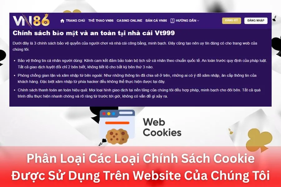 Phân Loại Các Loại Chính Sách Cookie Được Sử Dụng Trên Website Của Chúng Tôi
